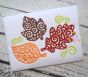 Scroll Leaf Set Embroidery