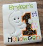First Halloween Ghost Applique | Machine Embroidery Designs by JuJu