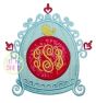 Birdcage Monogram Applique | Machine Embroidery Designs by JuJu
