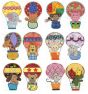 Up Up and Away Applique Machine Embroidery Designs by JuJu 