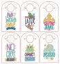 ITH Doorknob Hangers Set 2 | Machine Embroidery Designs by JuJu