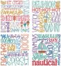 Summer Subway Art 2 | Machine Embroidery Designs by JuJu