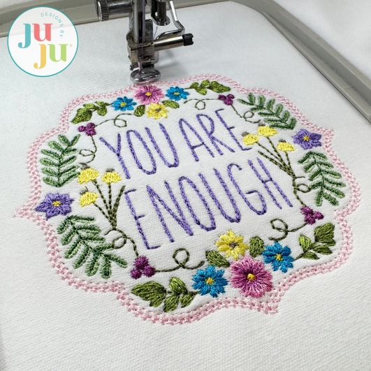 Heirloom Garden Enough Embroidery Design | Machine Embroidery Designs by JuJu