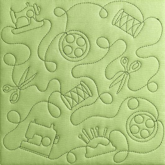 Sewing Quilting Backdrops Design | Machine Embroidery Designs by JuJu