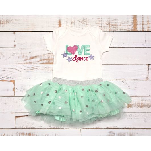 Love Dance With Stars Applique | Machine Embroidery Designs by JuJu