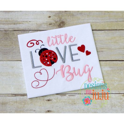 Little Love Bug | Machine Embroidery Designs by JuJu
