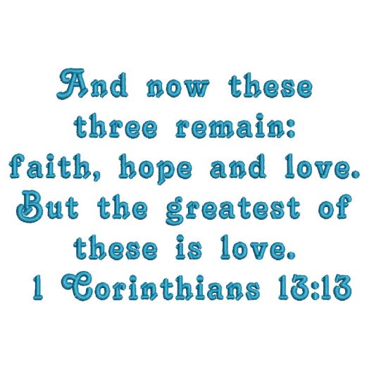 1 Corinthians 13:13