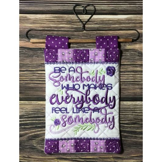 In The Hoop Miniature Wall and Desk Décor Set 2 | Machine Embroidery Designs by JuJu