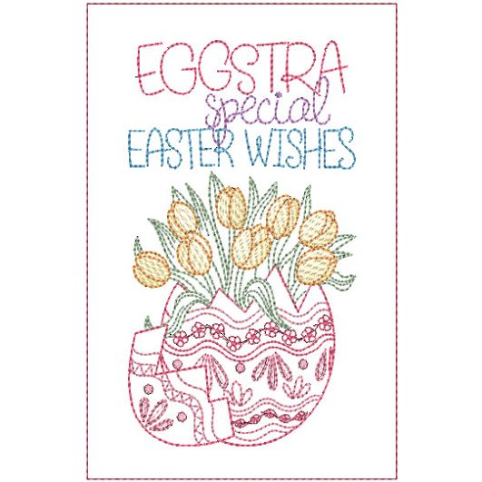 Spring Greeting Cards 2 | Machine Embroidery Designs by JuJu