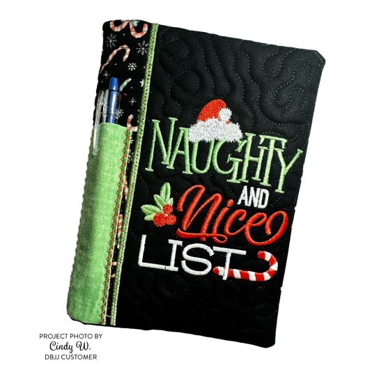 Naughty And Nice List Christmas Notebook Covers