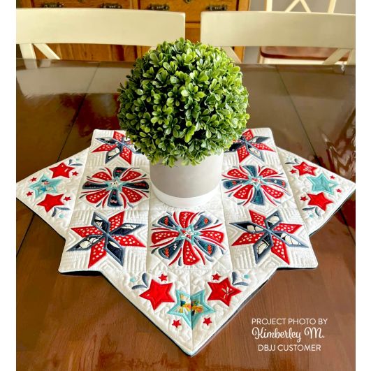 ITH Patriotic Table Topper