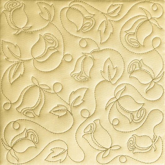 Rosebuds Quilting Backdrops Design | Machine Embroidery Designs by JuJu