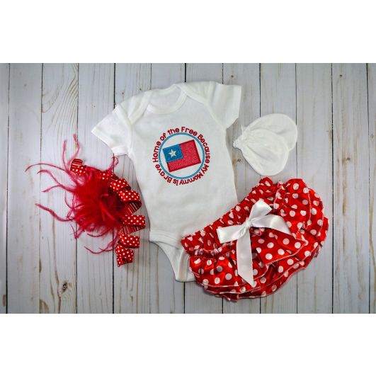 Home Of The Free Mommy Applique | Machine Embroidery Designs by JuJu