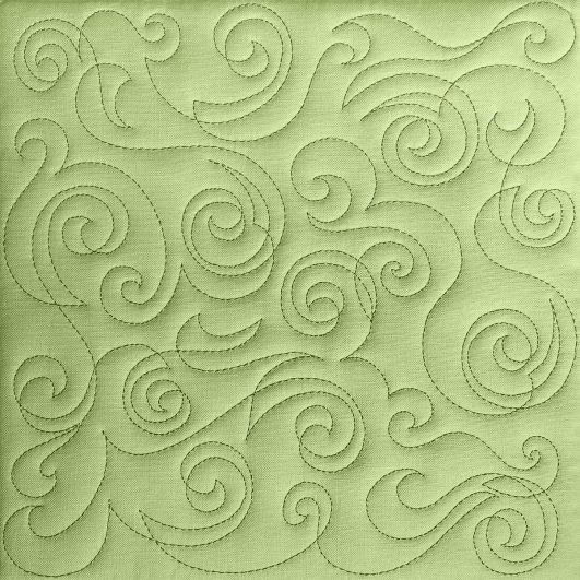 Overlapping Swirls Quilting Backdrops Design | Machine Embroidery Designs by JuJu