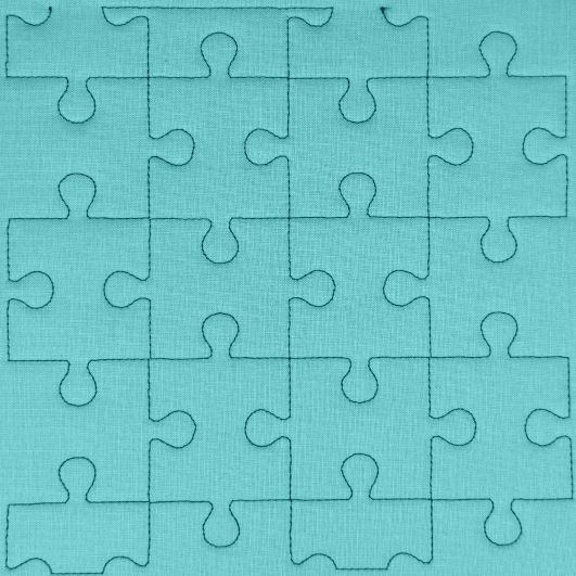 Puzzle Quilting Backdrops Design | Machine Embroidery Designs by JuJu
