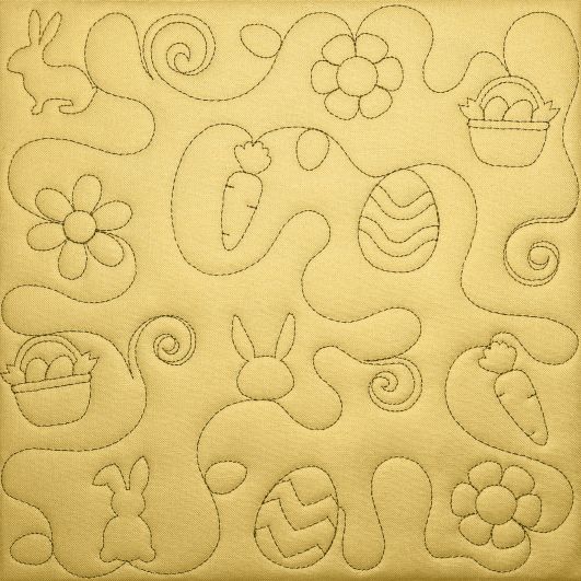 Easter 1 Quilting Backdrops Design | Machine Embroidery Designs by JuJu