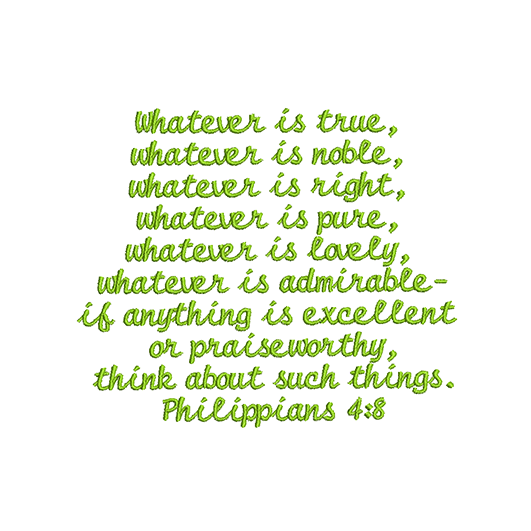 PHILIPPIANS 4:8