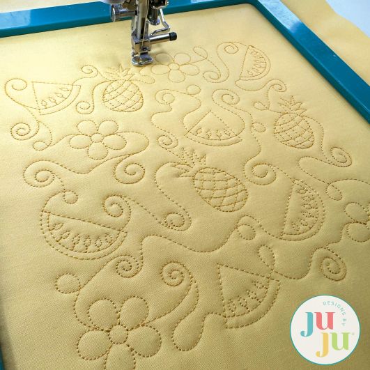 Sweet Summer Quilting Backdrops Design | Machine Embroidery Designs by JuJu