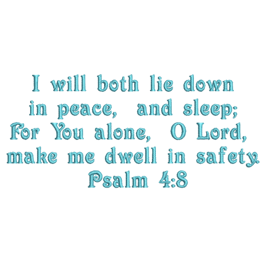 Psalm 4:8