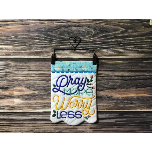 In The Hoop Miniature Wall and Desk Décor Set 3 | Machine Embroidery Designs by JuJu