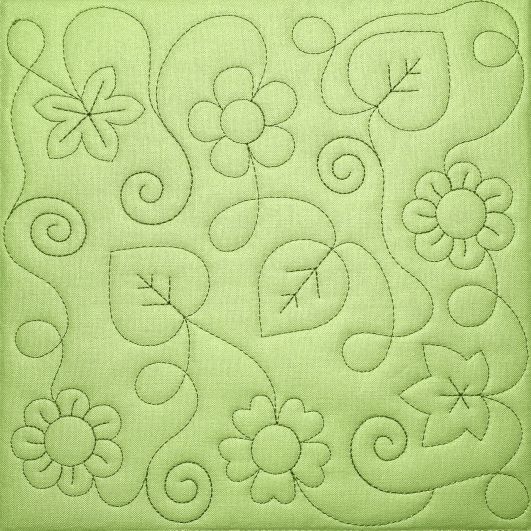 Floral 1 Quilting Backdrops Design | Machine Embroidery Designs by JuJu