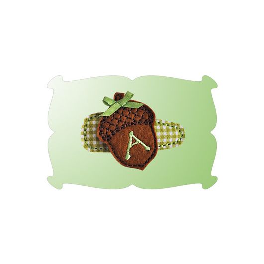 Acorn Snap Clip Mini In The Hoop | Machine Embroidery Designs by JuJu