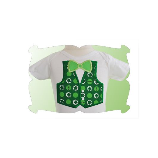 All Occasions Bow Tie and Vest Applique | Machine Embroidery Designs by JuJu