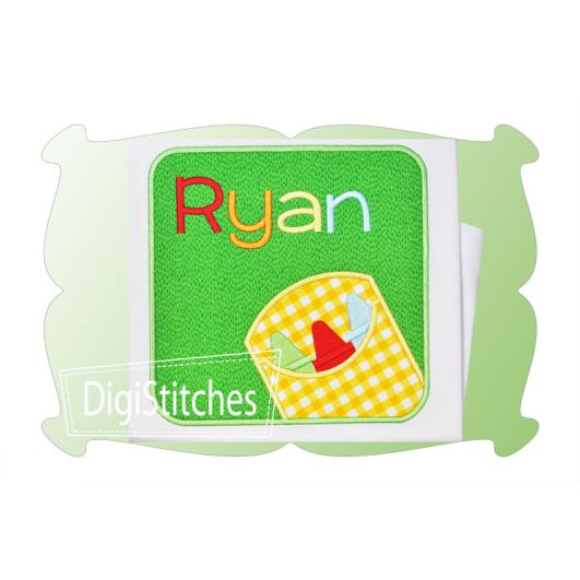 Box of Crayons Box Applique | Machine Embroidery Designs by JuJu