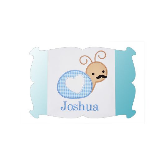 Boy Snail Applique | Machine Embroidery Designs by JuJu