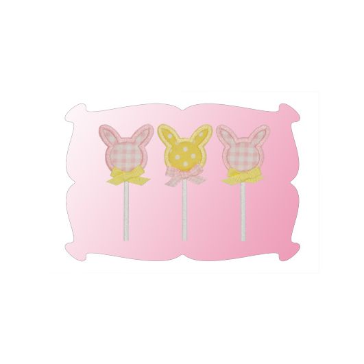 Bunny Pop Applique | Machine Embroidery Designs by JuJu