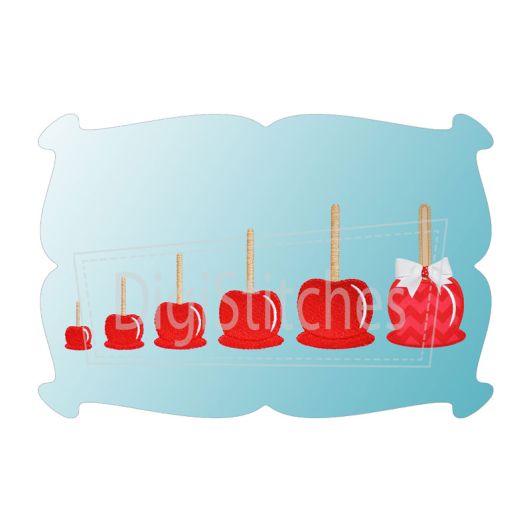 Candy Apple Minis | Machine Embroidery Designs by JuJu