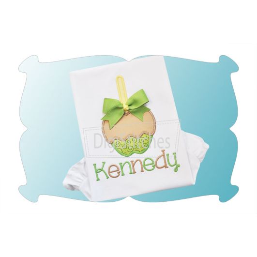Caramel Apple Applique | Machine Embroidery Designs by JuJu