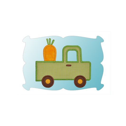 Carrot Truck Applique | Machine Embroidery Designs by JuJu