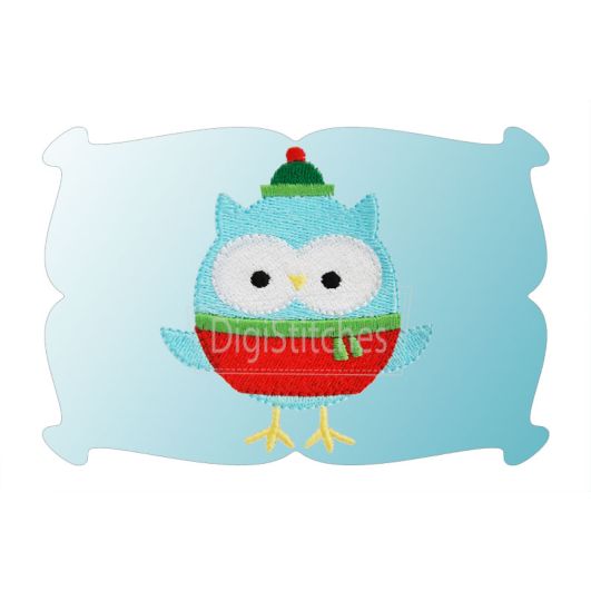 Christmas Owl Minis | Machine Embroidery Designs by JuJu