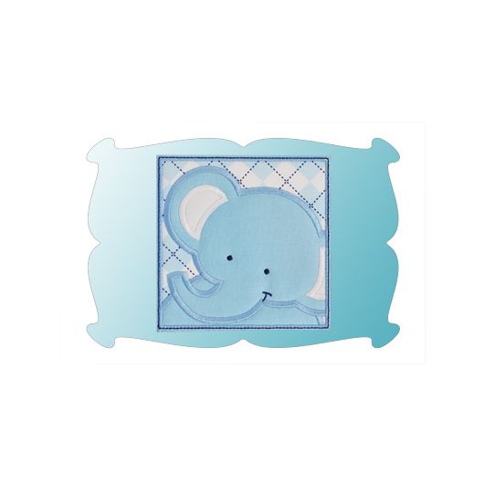 Elephant Patch Applique | Machine Embroidery Designs by JuJu