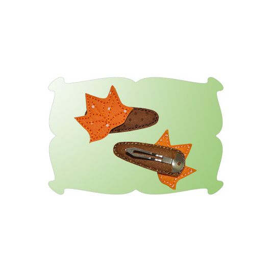 Fall Leaf 2 Snap Clip Mini In The Hoop | Machine Embroidery Designs by JuJu