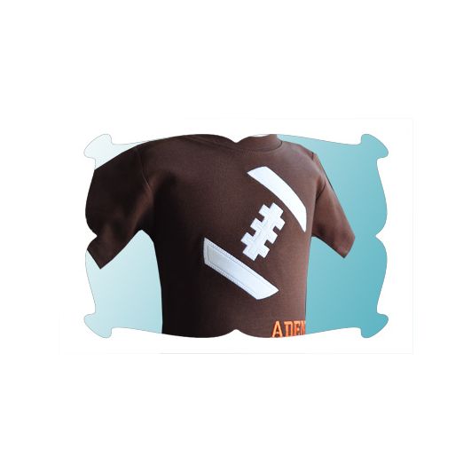 Football 2 Applique | Machine Embroidery Designs by JuJu