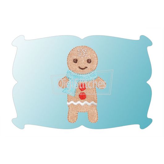 Gingerbread Boy Minis | Machine Embroidery Designs by JuJu
