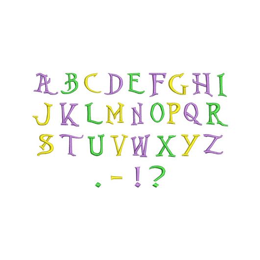 Haunted Embroidery Font | Machine Embroidery Designs by JuJu