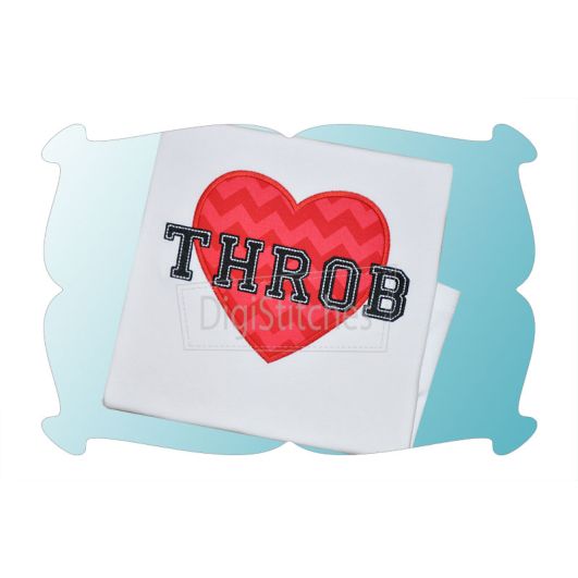 Heart Throb Applique | Machine Embroidery Designs by JuJu