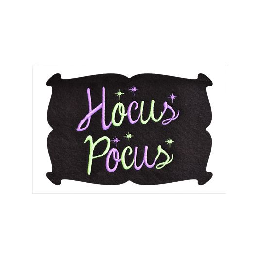 Hocus Pocus Embroidery Font | Machine Embroidery Designs by JuJu