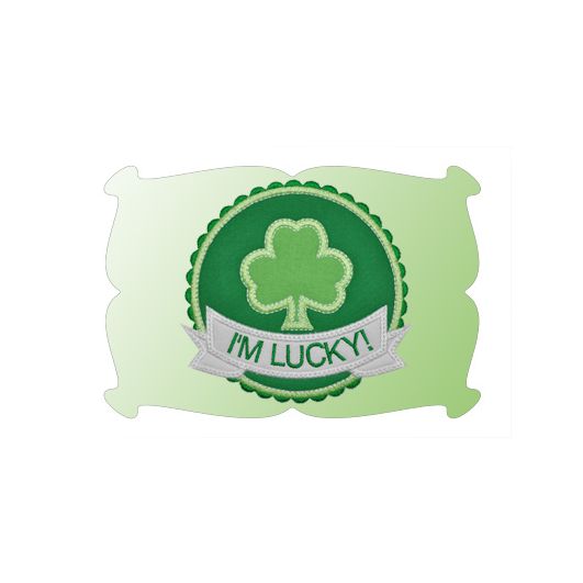 Lucky Shamrock Applique | Machine Embroidery Designs by JuJu