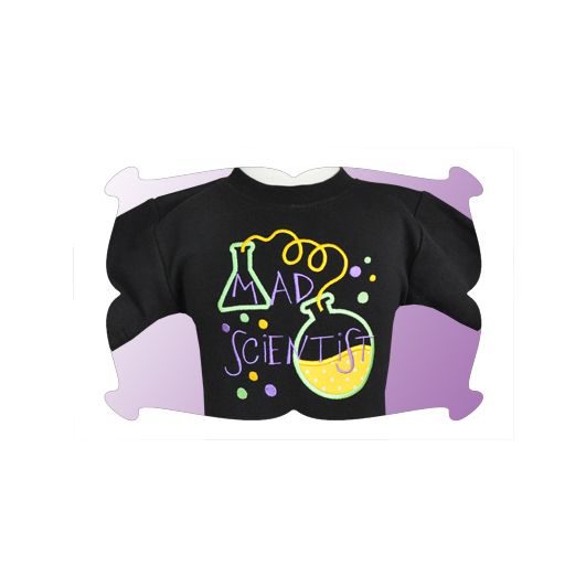 Mad Scientist Applique | Machine Embroidery Designs by JuJu