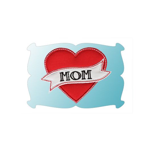 Mom Tattoo Applique | Machine Embroidery Designs by JuJu