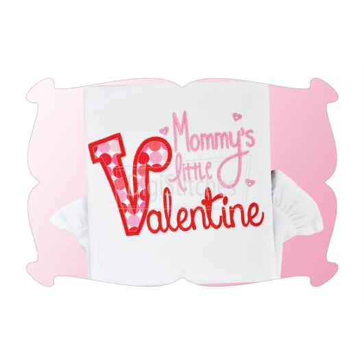 Mommy's Little Valentine Applique | Machine Embroidery Designs by JuJu