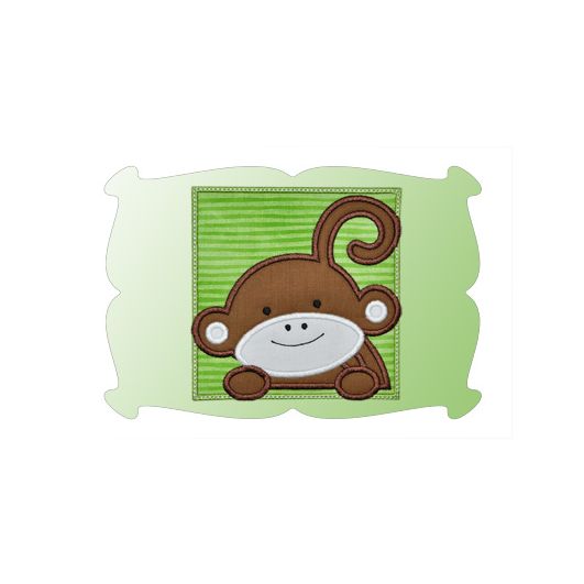 Monkey Patch Applique | Machine Embroidery Designs by JuJu