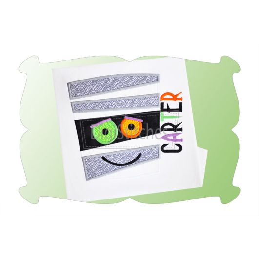 Mummy Applique | Machine Embroidery Designs by JuJu