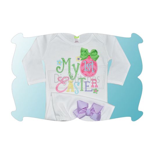 My First Easter Applique | Machine Embroidery Designs by JuJu