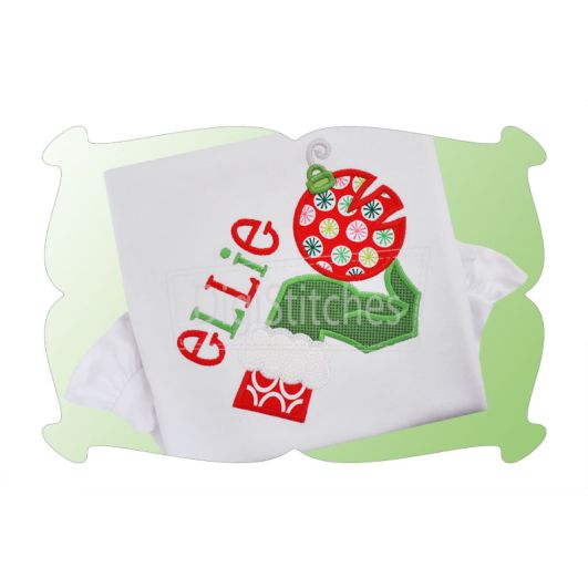 Naughty Elf 2 Applique Alphabet | Machine Embroidery Designs by JuJu