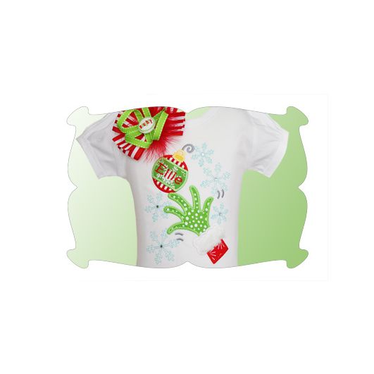Naughty Elf Applique Alphabet | Machine Embroidery Designs by JuJu